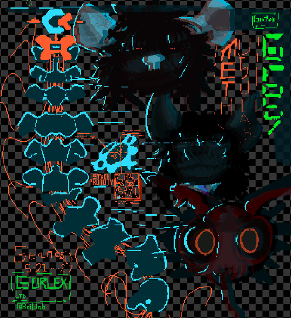 [35$] Pixel art painting, 3 headshots, complex non-room BG [2025]