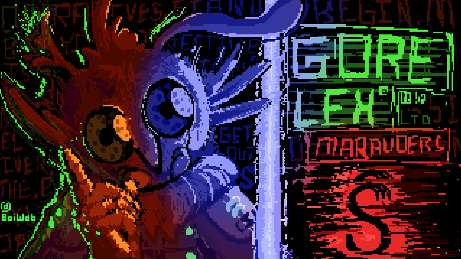 [$40] Pixel art painting, headshot, non-room BG [2024]